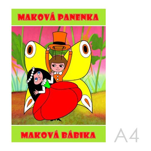 Omaľovanka Maková babika