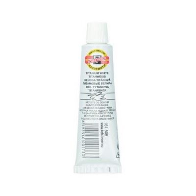 Farba olejová KOH-I-NOOR 16 ml - beloba titánová