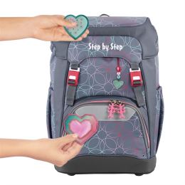 Iskolai hátizsák Step by Step GRADE Glitter Heart Hazle, AGR tanúsítvány (8)