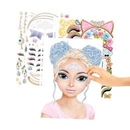 Kreatív Topmodell munkafüzet matricákkal - Make-Up Colouring Book