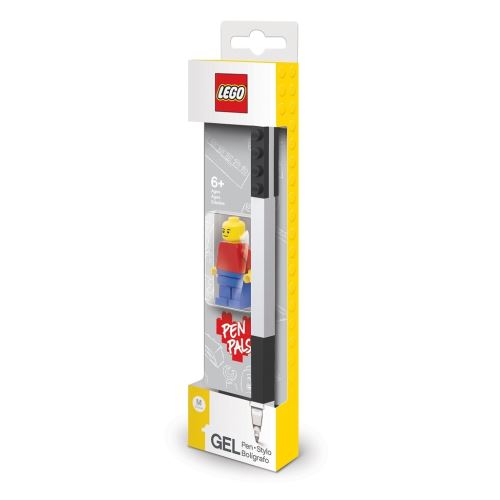 LEGO Gélové pero s minifigúrkou, čierne