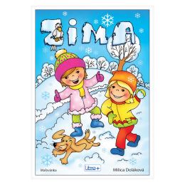 Színező oldal A5 Litera - Tél