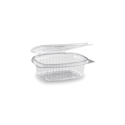 Ovális átlátszó tál (rPET) fedővel 250 ml [50 db]