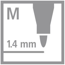STABILO Pen 68 metallic HUNTRIX filctoll (fém szett, 8 db) (3)