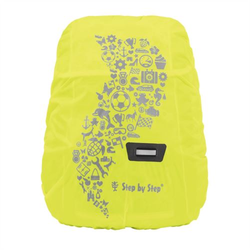 Esőkabát gyerek hátizsákhoz, sárga
