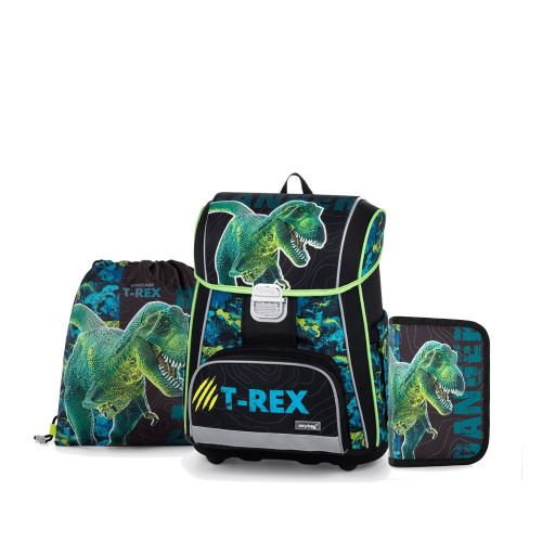 Školská taška (3-dielny set) PREMIUM - Dinosaurus
