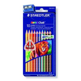 STAEDTLER "Noris Club színes ceruzák, háromszögletű, vastag, 10 különböző szín STAEDTLER "Noris Club színes ceruzák, háromszögletű, vastag, 10 különböző szín