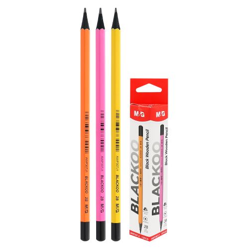 Grafit ceruza M&G BLACKOO 2B hatszögletű (az ár 1 darabra vonatkozik)