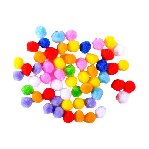 Dekorációs  pompomok 60 db vegyes  szín