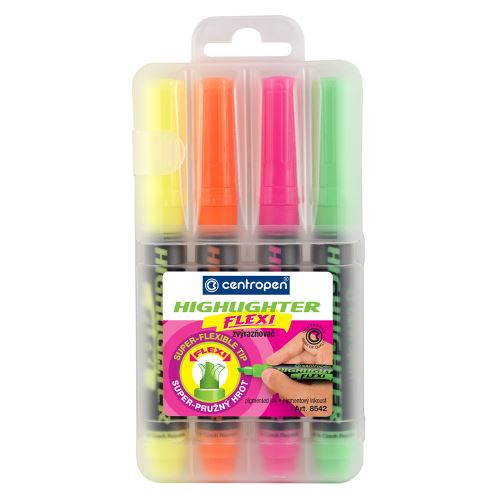 4 db szövegkiemelő készlet 8542 FLEXI NEON