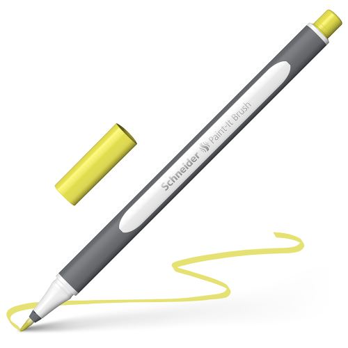 Marker Schneider Paint-it 070 ecset F - lime pasztell