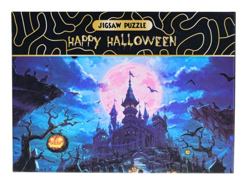 Halloween puzzle 75x50 cm 468 db dobozban