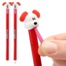 JUNIOR iErase Cute Dog 0,7 mm-es gél/gumitoll (mix /ár 1db) kék utántöltővel (2)