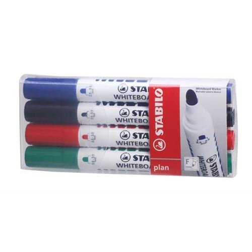 Popisovač na biele tabule STABILO Plan, kuželový hrot 2,5-3,5 mm