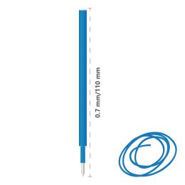 Újratöltő M&G iErase Frixion V 0,7 mm / 3 db - kék (1)