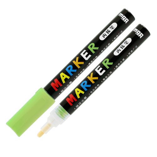 M&G Acrylic Marker 2 mm toll, akril festékkel, sárga zöld S503