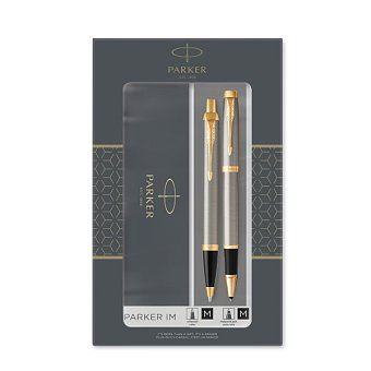 Parker IM Brushed Metal GT rollertollak és golyóstoll készlet