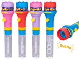 Bublifuk projektor 20,5cm elemes, világítással 8 kép 4szín 12db PDQ-ban 8 kép 4szín 12db Bublifuk projektor 20,5cm elemes, világítással 8 kép 4szín 12db PDQ-ban 8 kép 4szín 12db