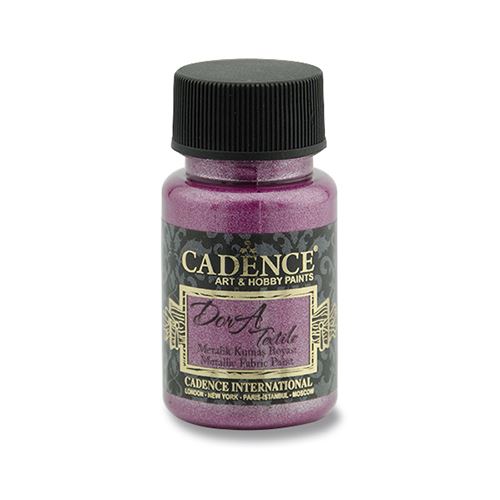 Textilfesték Cadence, fém. ciklámen, 50 ml