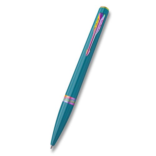 Pero guľôčkové PARKER Meridian Teal PGT - modrá náplň