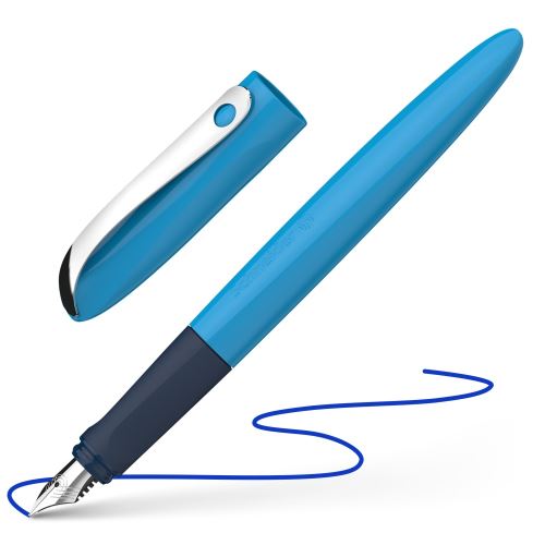 Pero plniace Schneider Wavy blue - modrá náplň