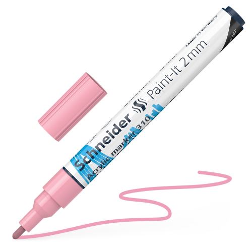 Schneider Paint-It 310 akril filctoll 2mm - pasztell rózsaszínű