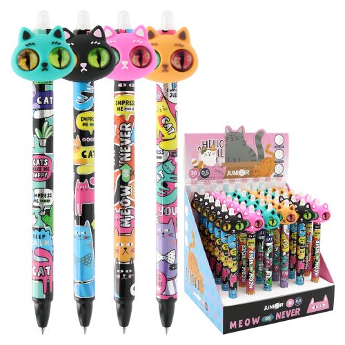 Gél/gumi görgő JUNIOR Meow 0,5 mm - kék