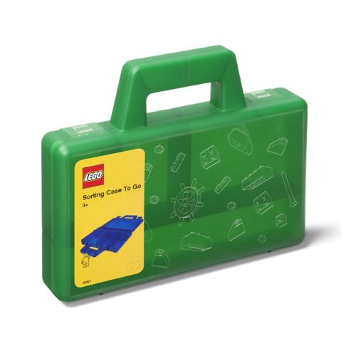 LEGO TO-GO tárolódoboz - zöld