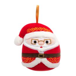 SQUISHMALLOWS karácsonyi Mikulás dísz szemüveggel - Nick, 10 cm (1)