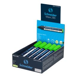 Schneider Maxx 290 fehér tábla filctoll - világoszöld (3)