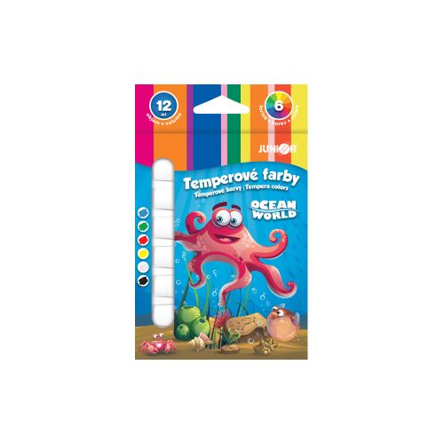 Tempera Ocean World 12 ml - készlet 6 db