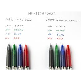 Roller PILOT Hi-tecpoint V5 RT - piros 0,5 mm (2)