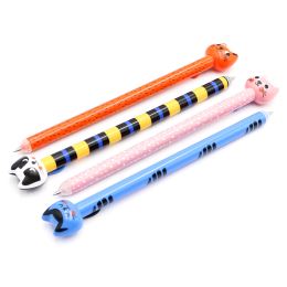 Gél/gumitoll JUNIOR iErase Cats 0,7 mm (mix /ár 1db) kék színű utántöltővel (3)
