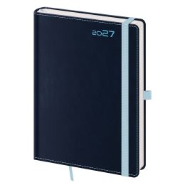 2027-es A5-es Double Blue napló tolltartóval