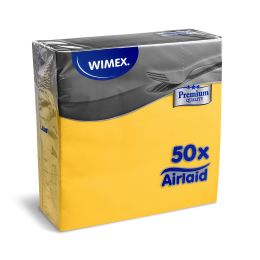 Szalvéta PREMIUM 40 x 40 cm sárga [50 db] (1)
