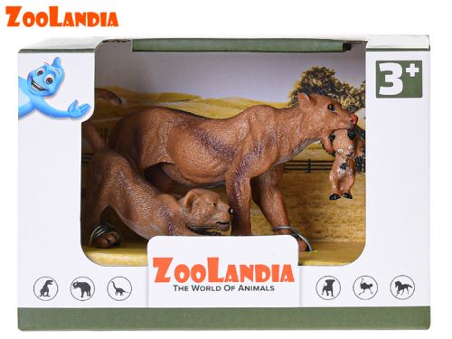 Zoolandia oroszlánok kölykökkel 8,5-13 cm dobozban
