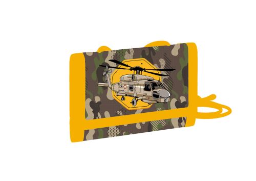 Gyerek pénztárca zsinórral - Helikopter