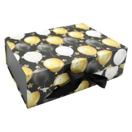 Ajándékdoboz masnival 33 x 25 x 12 cm (mix) (1)
