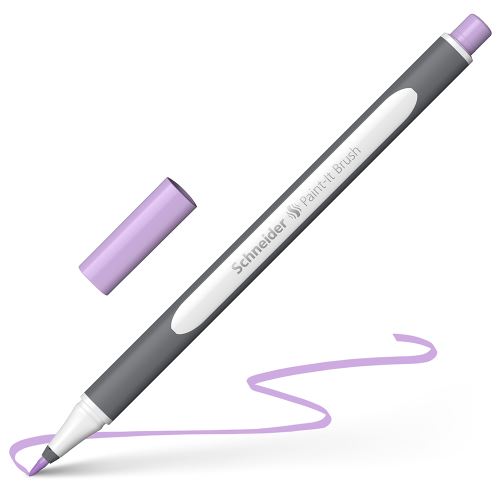 Marker Schneider Paint-it 070 ecset F - lila pasztell színű