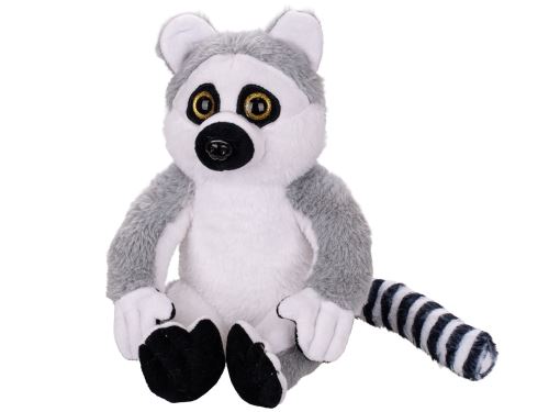 Lemur plüss 25cm ülve 0m+ táskában