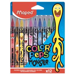 Filctoll készlet, 2,8 mm, MAPED "Color`Peps Jungle", 24 db Filctoll készlet, 2,8 mm, MAPED "Color`Peps Jungle", 24 db
