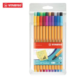 STABILO point 88 tűfilc- 20 db csomag - 20 különböző színben STABILO point 88 tűfilc- 20 db csomag - 20 különböző színben