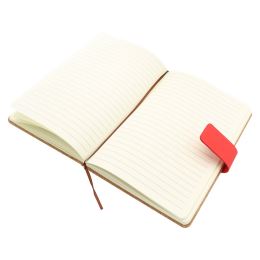 Jegyzetfüzet A5 /100 lap, párnázott PU borító (zsebben, vegyes színkombináció) parafa kivitelben (1)