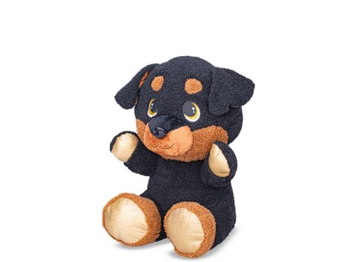 Rottweiler plüss 16,5cm ülő 0m+ táskában