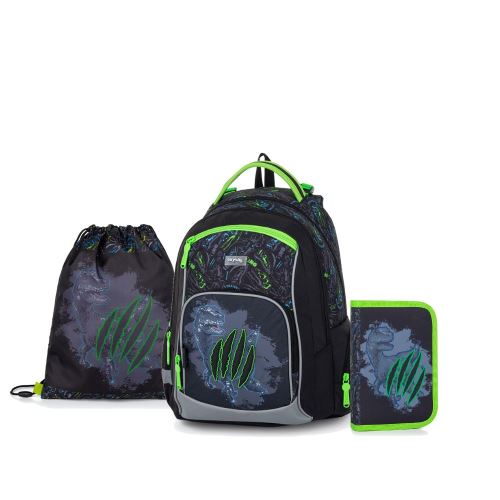 Školský batoh (3-dielny set) OXY GO - Dino