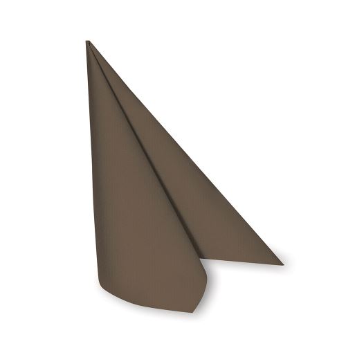 Szalvéta PREMIUM 40 x 40 cm barna [50 db]