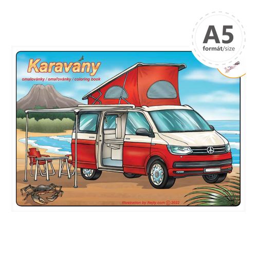 A5 Kifestő - Karavánok