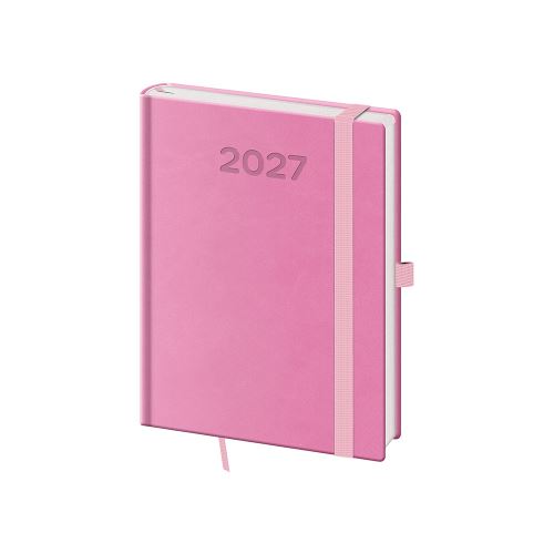 2027-es napi naptár, B6-os méret, Print Pop – rózsaszín