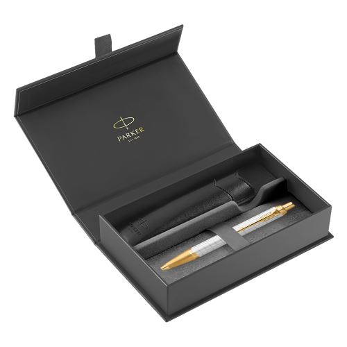 Parker IM Brushed Metal GT rollertollak és golyóstoll készlet