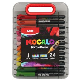 M&G MOCALO akril filctoll, ecsethegy - 24 színből álló készlet